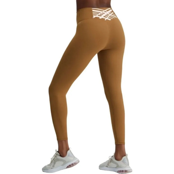 NWT SOLD OUT Autumn Oatmeal Boost Power Hold high waisted 7/8 leggings - Picture 1 of 10